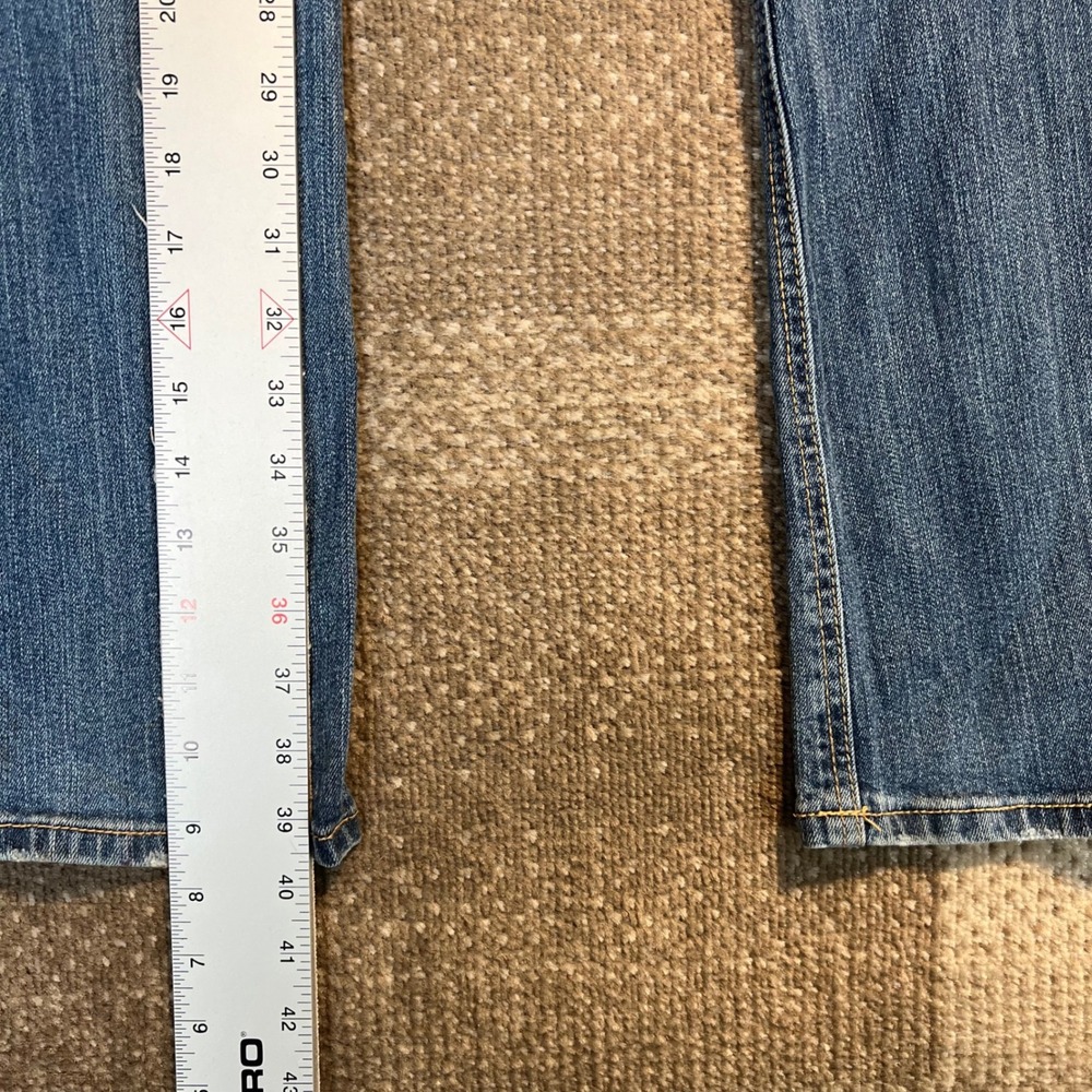 Aeropostale Chelsea Boot Jeans Womens Blue Low Rise Denim Size 4 Reg Boho - Picture 9 of 9